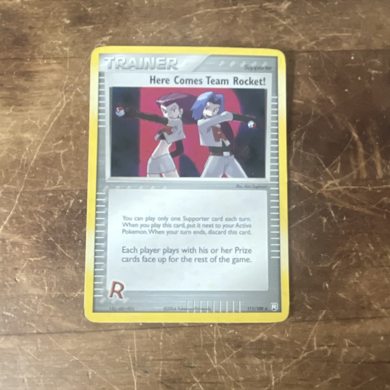 Here comes Team Rocket 111/109 EX Team Rocket Returns