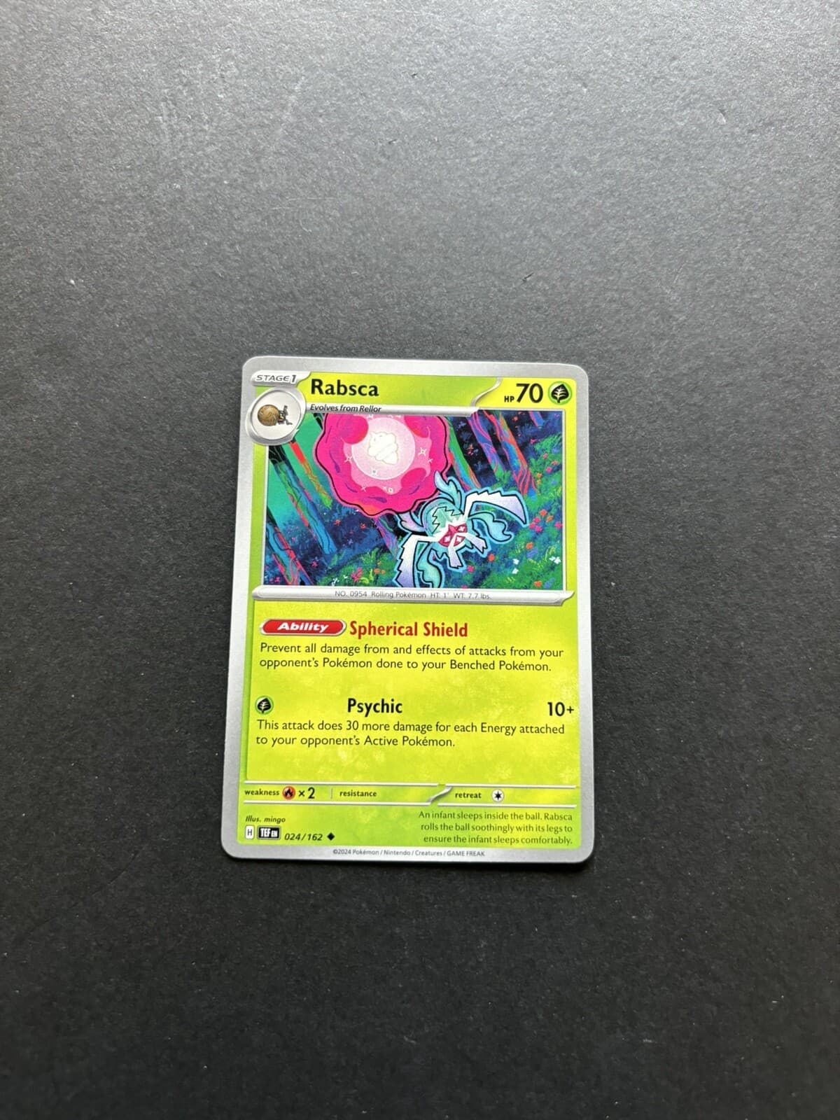 2024 Pokémon Temporal Forces - Rabsca No. 24/162