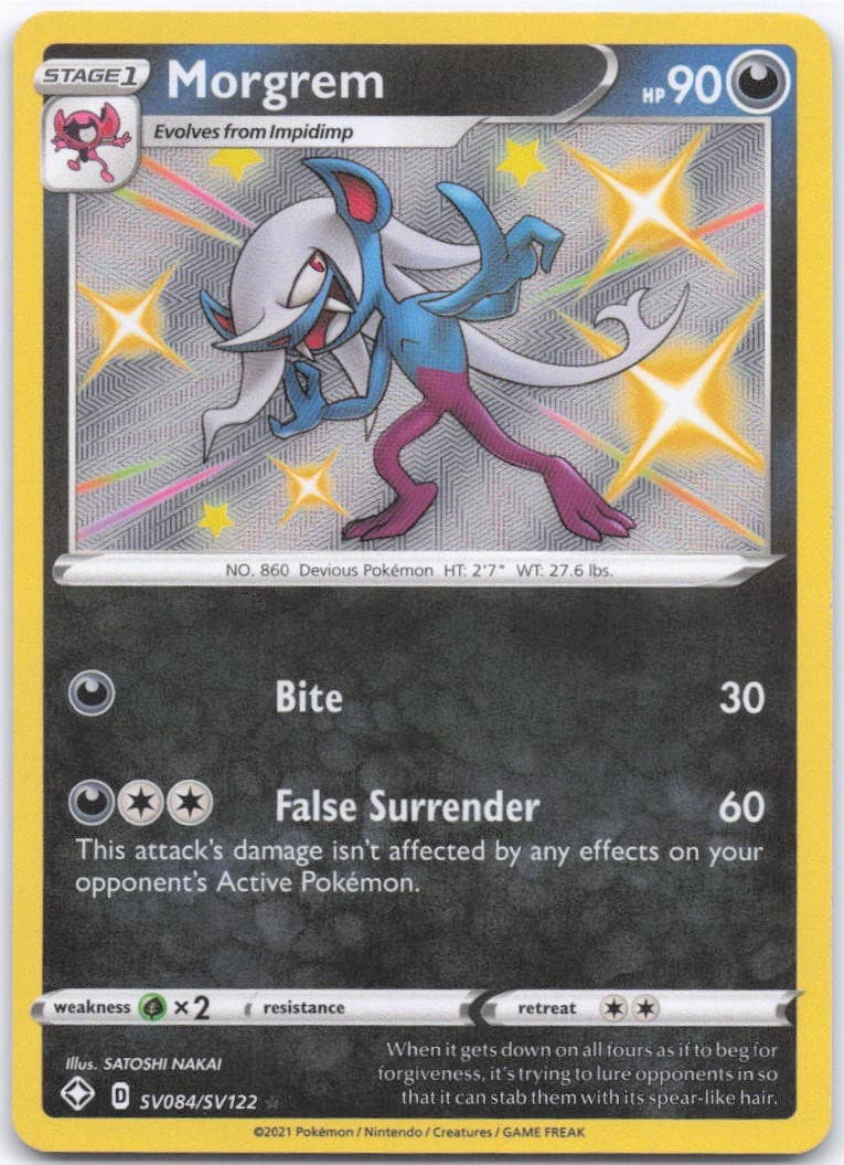 Shining Fates: Shiny Vault #SV084/SV122 Morgrem