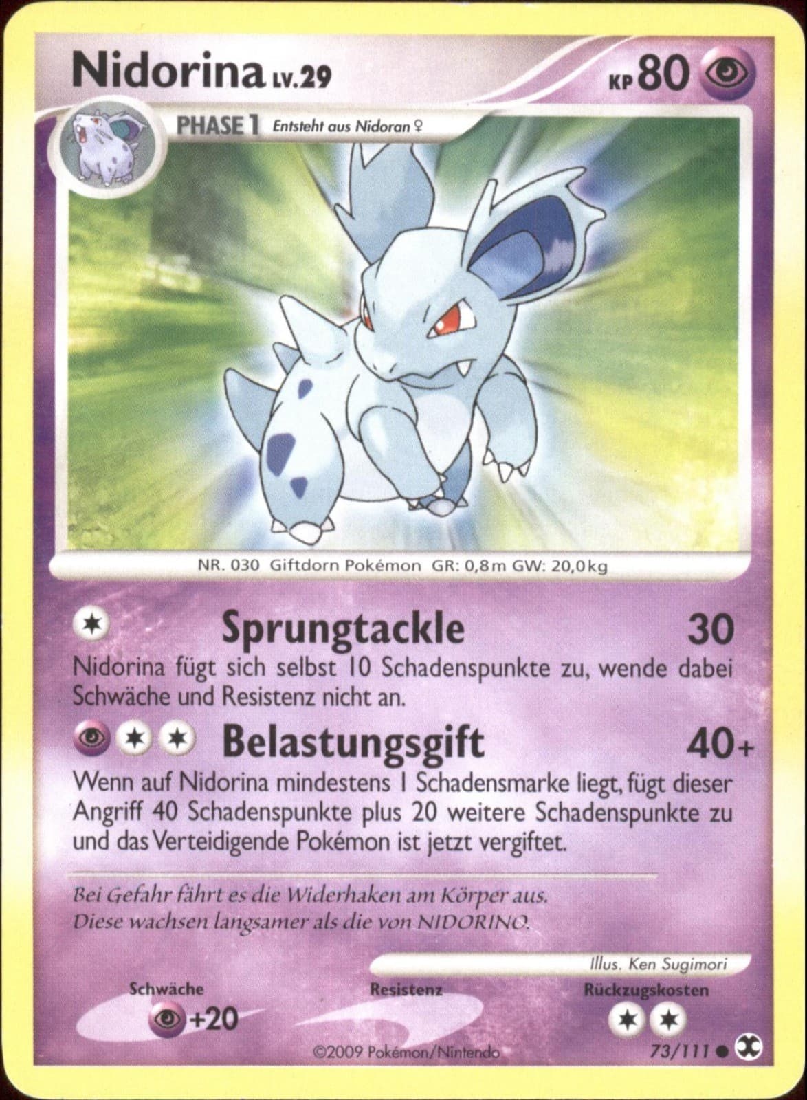 Nidorina | Aufstieg der Rivalen 73 | 2009