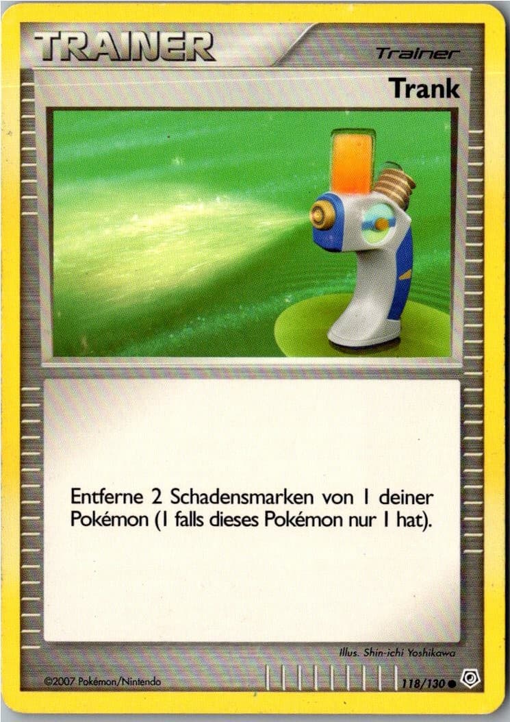 Pokemon Trank 118/130 Diamant & Perl Deutsch 2007 Karte