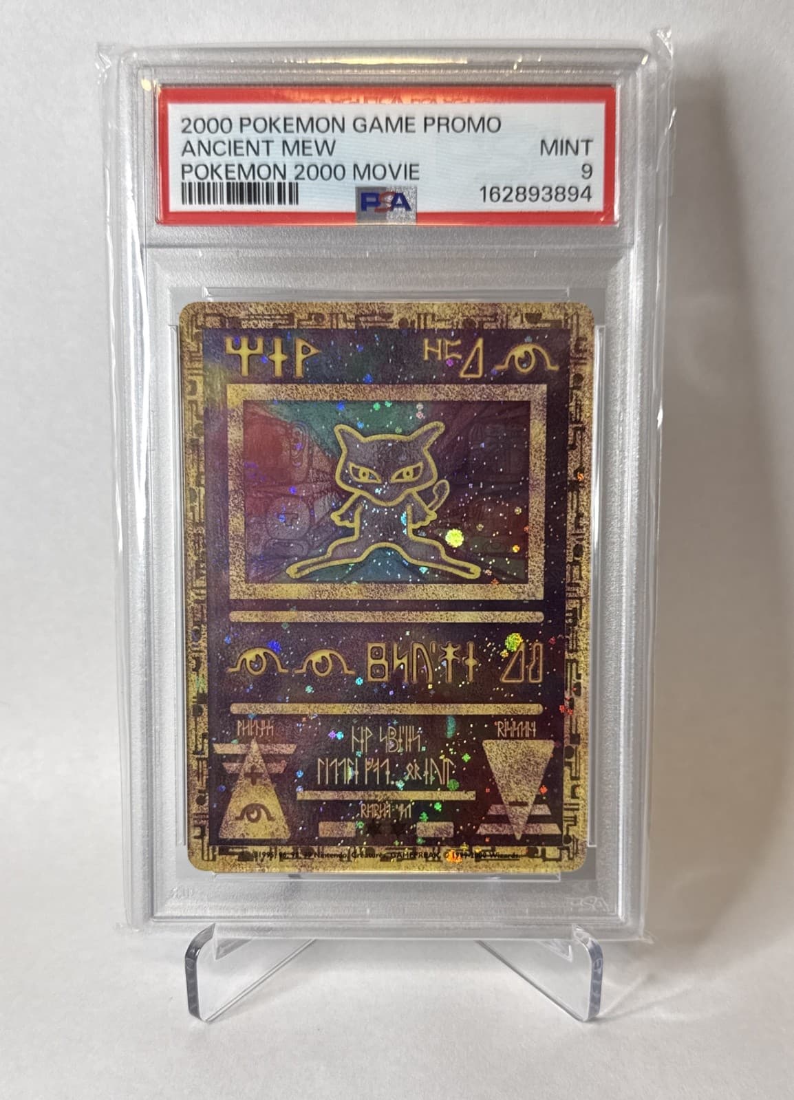 2000 Pokémon Game Promo Ancient Mew Pokémon 2000 Movie PSA 9