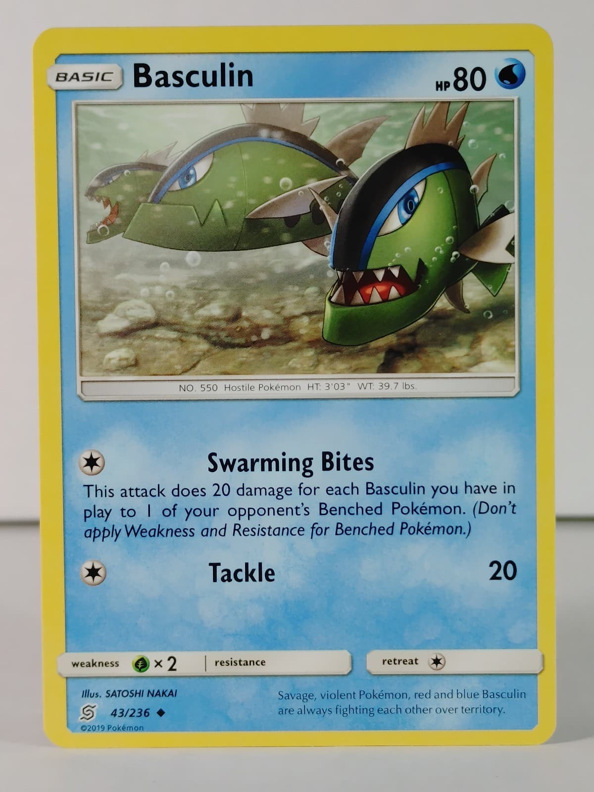 Basculin - SM Unified Minds - POKEMON - 43/236 - singles