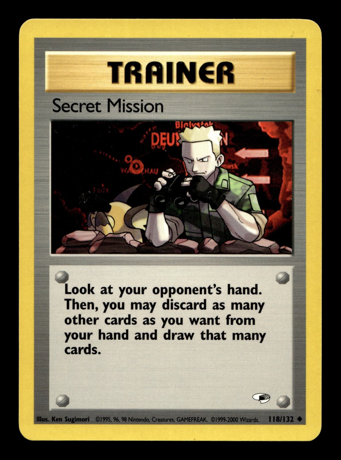 Secret Mission 118/132 Gym Heroes Unlimited Uncommon Pokemon TCG
