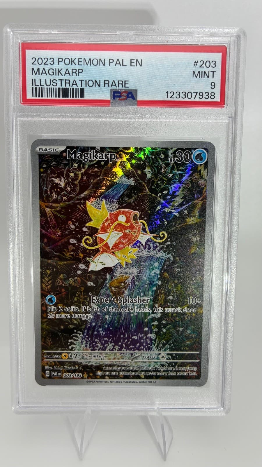 Magikarp 203/193 Sv02: Paldea Evolved Holo PSA 9