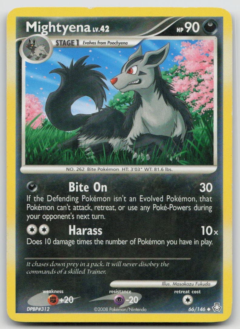 Mightyena 66/146 Uncommon Legends Awakened Pokemon MP
