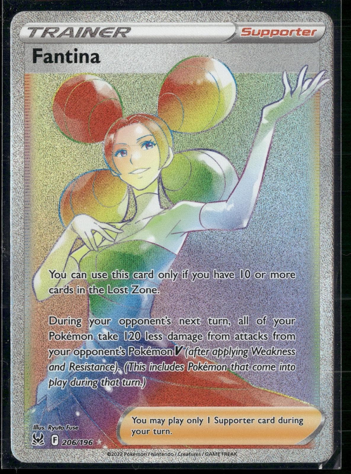 SWSH11: Lost Origin #206/196 Fantina (Secret)