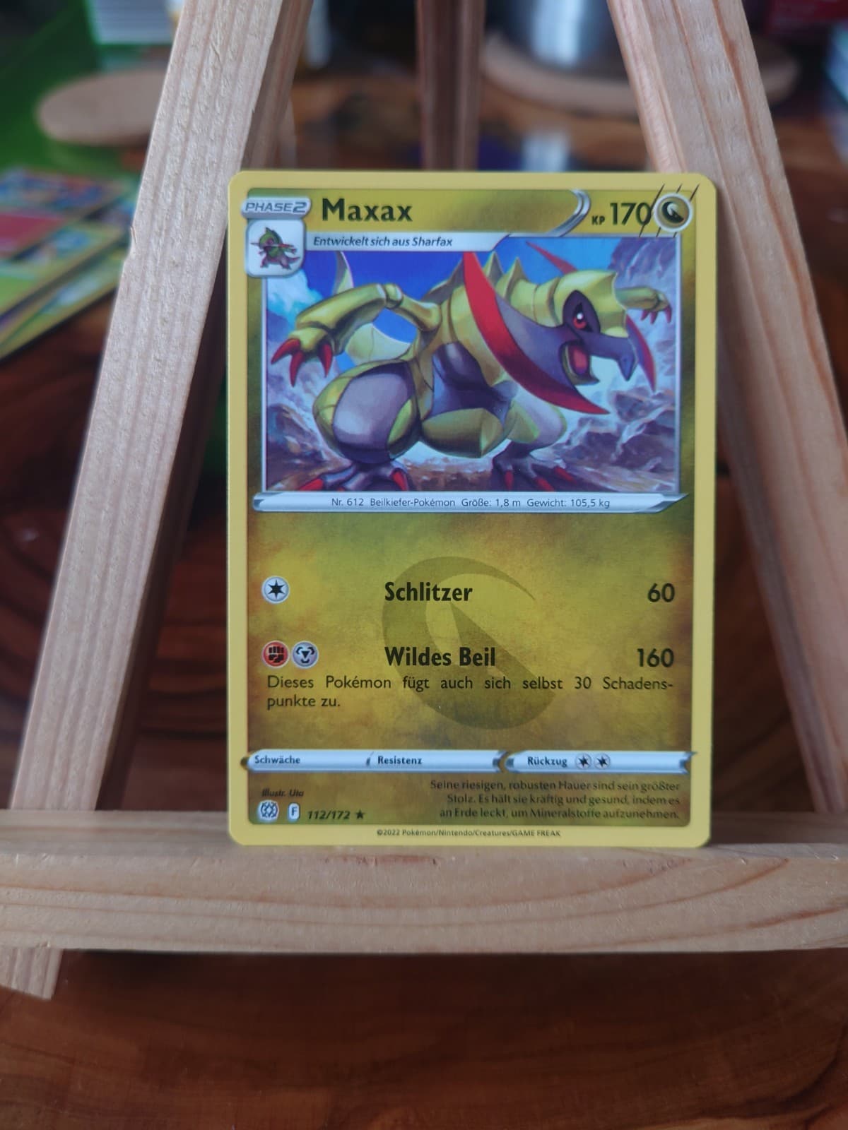 Pokémon TCG Maxax 112/172 Deutsch Nm Strahlende Sterne