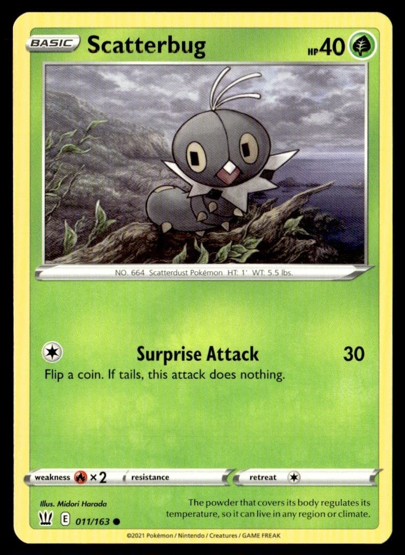 2021 Sword & Shield - Battle Styles Scatterbug Basic/Common #11