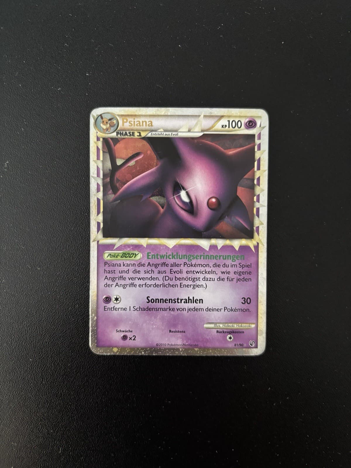 Psiana Prime 81/90 HGSS Triumph Deutsch NM Pokemon Karten