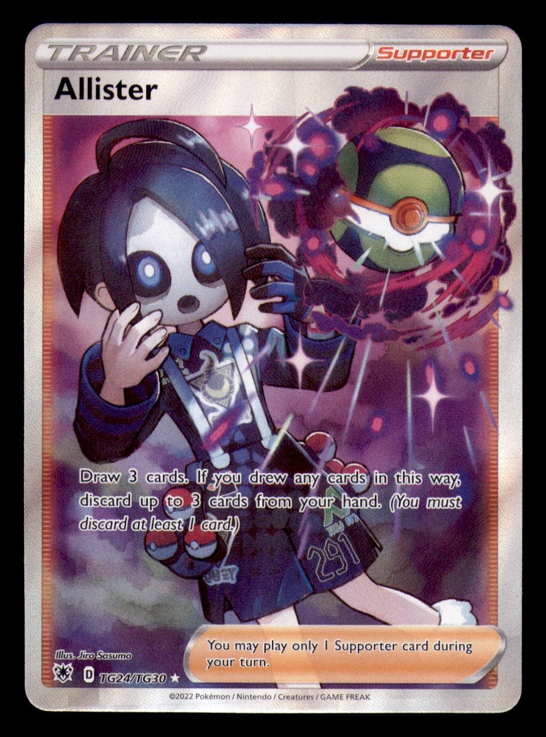 Allister Holo Ultra Rare SWSH10: Astral Radiance Trainer Gallery TG24/TG30 NM