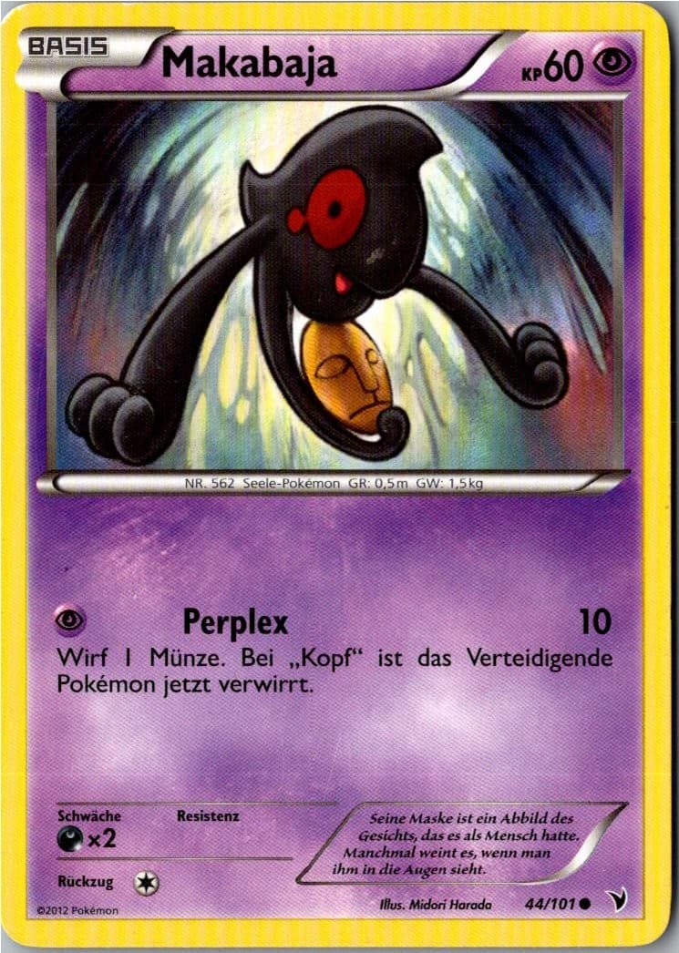 Pokemon Makabaja 44/101 Königliche Siege Deutsch