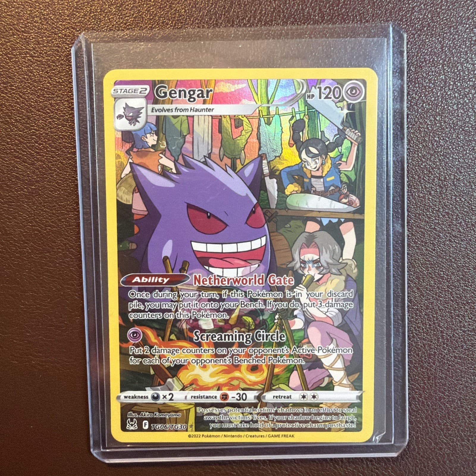 2022 POKEMON SWORD & SHIELD LOST ORIGIN #TG06/TG30 GENGAR TRAINER GALLERY