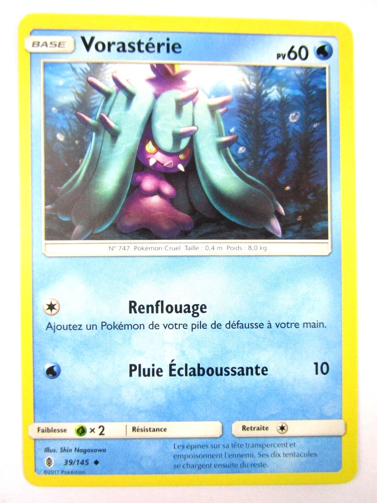 Carte Pokémon Vorastérie 39/145 SL2 Soleil et Lune Gardiens Ascendants Fr