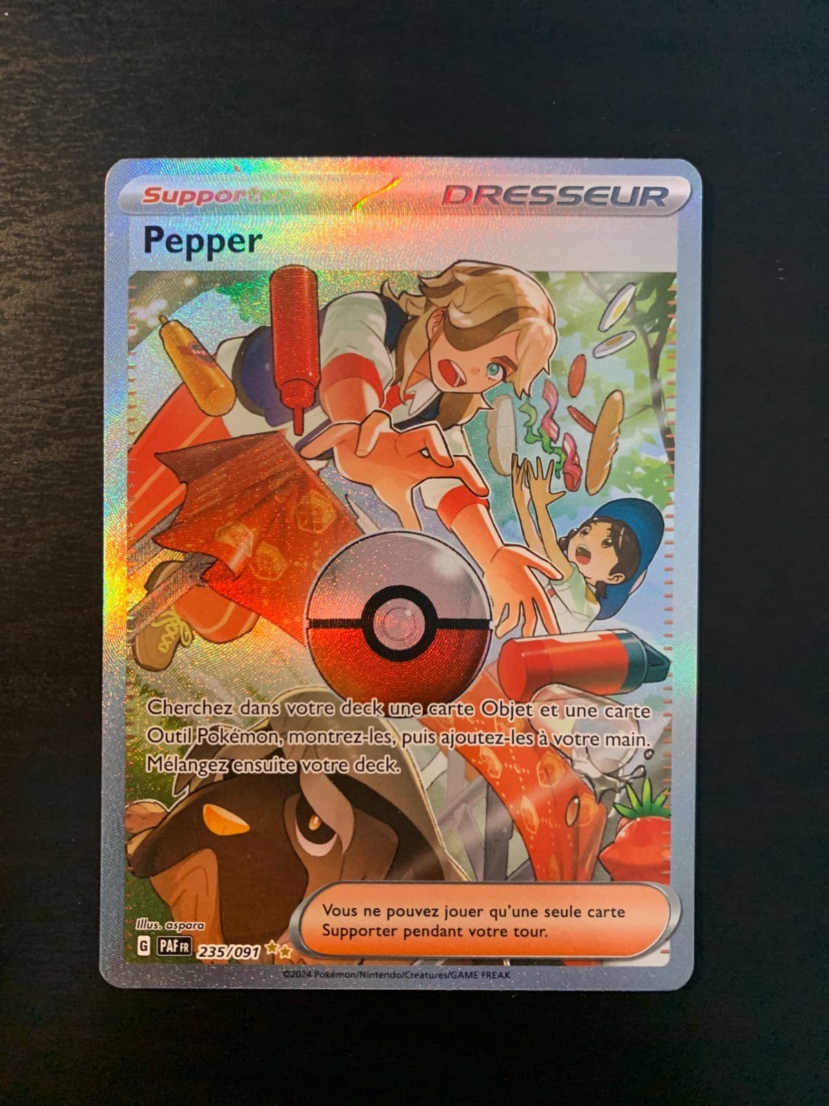 Carte Pokémon : Pepper 235/091 Destinées de Paldéa Française NEUF
