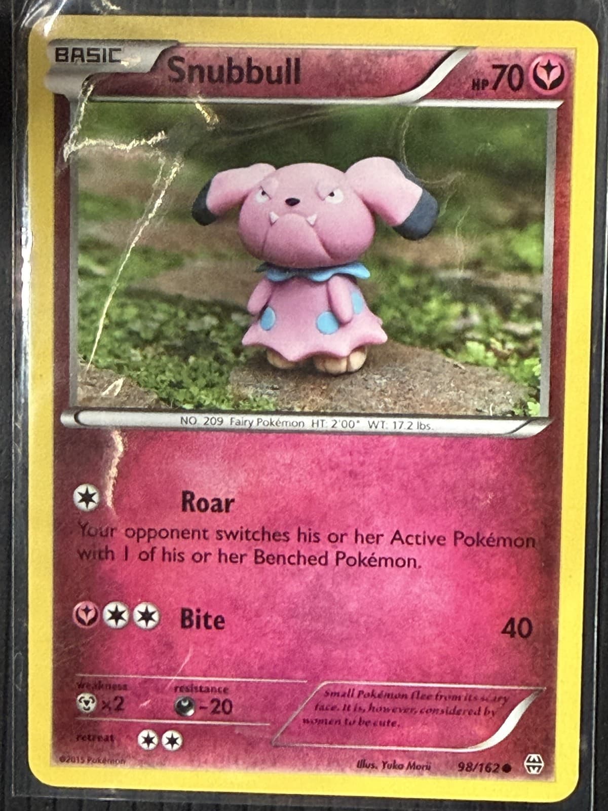 Snubbull 98/162 Common XY - BREAKthrough Pokemon Near Mint