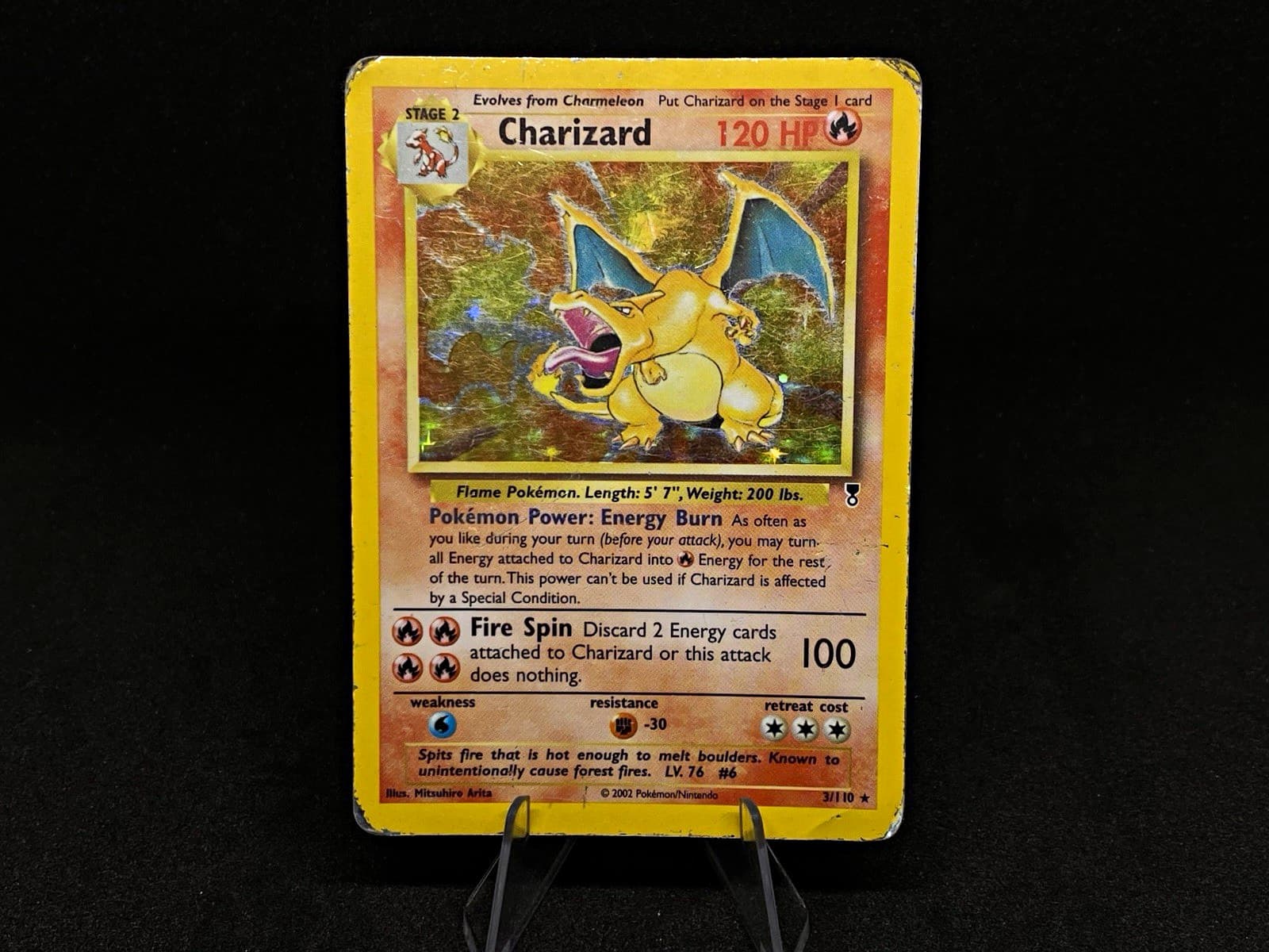 2002 Pokemon Legendary Collection - Charizard Holo #3/110
