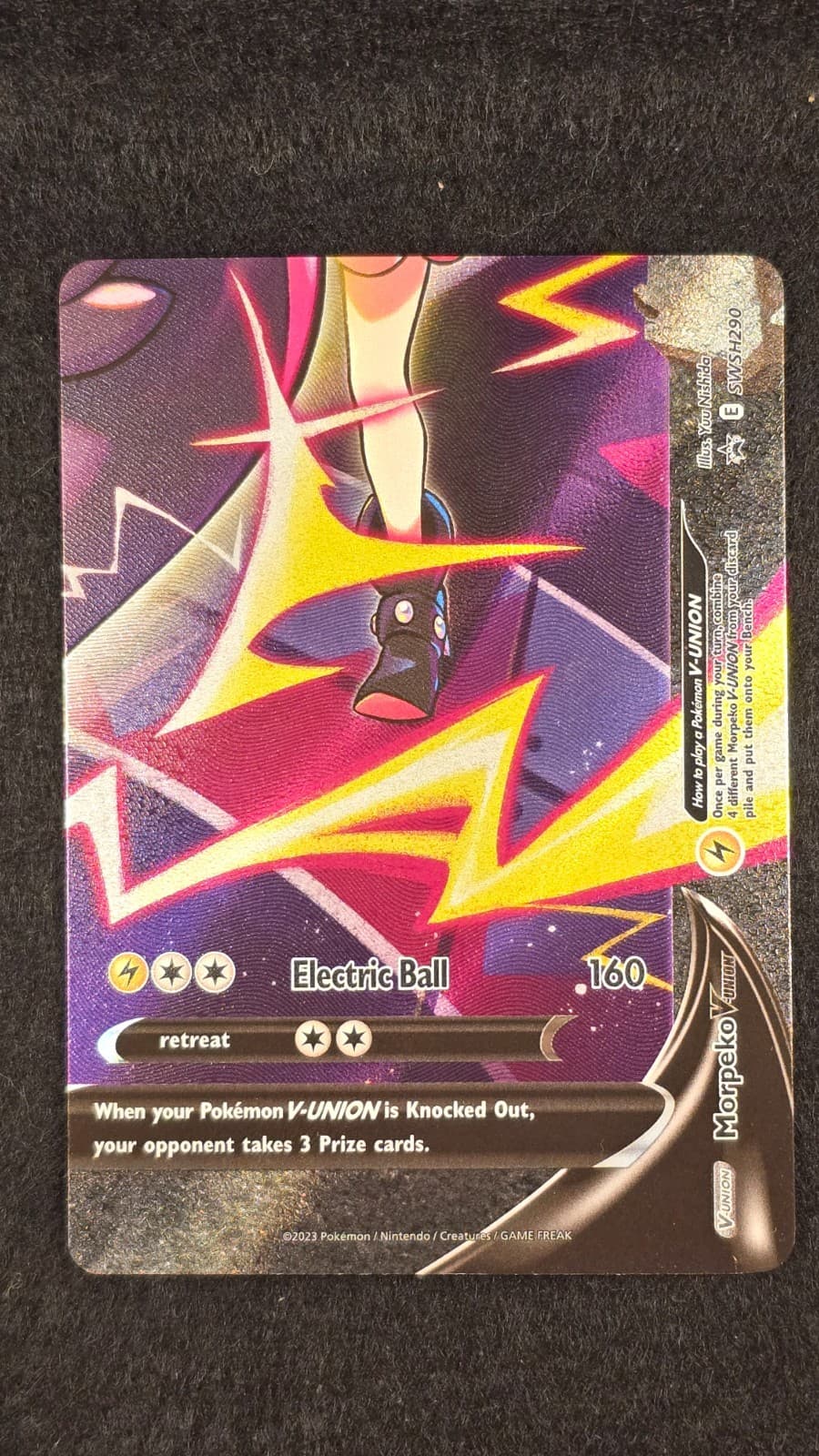 Morpeko V-Union Pokémon Black Star Promos-SWSH290