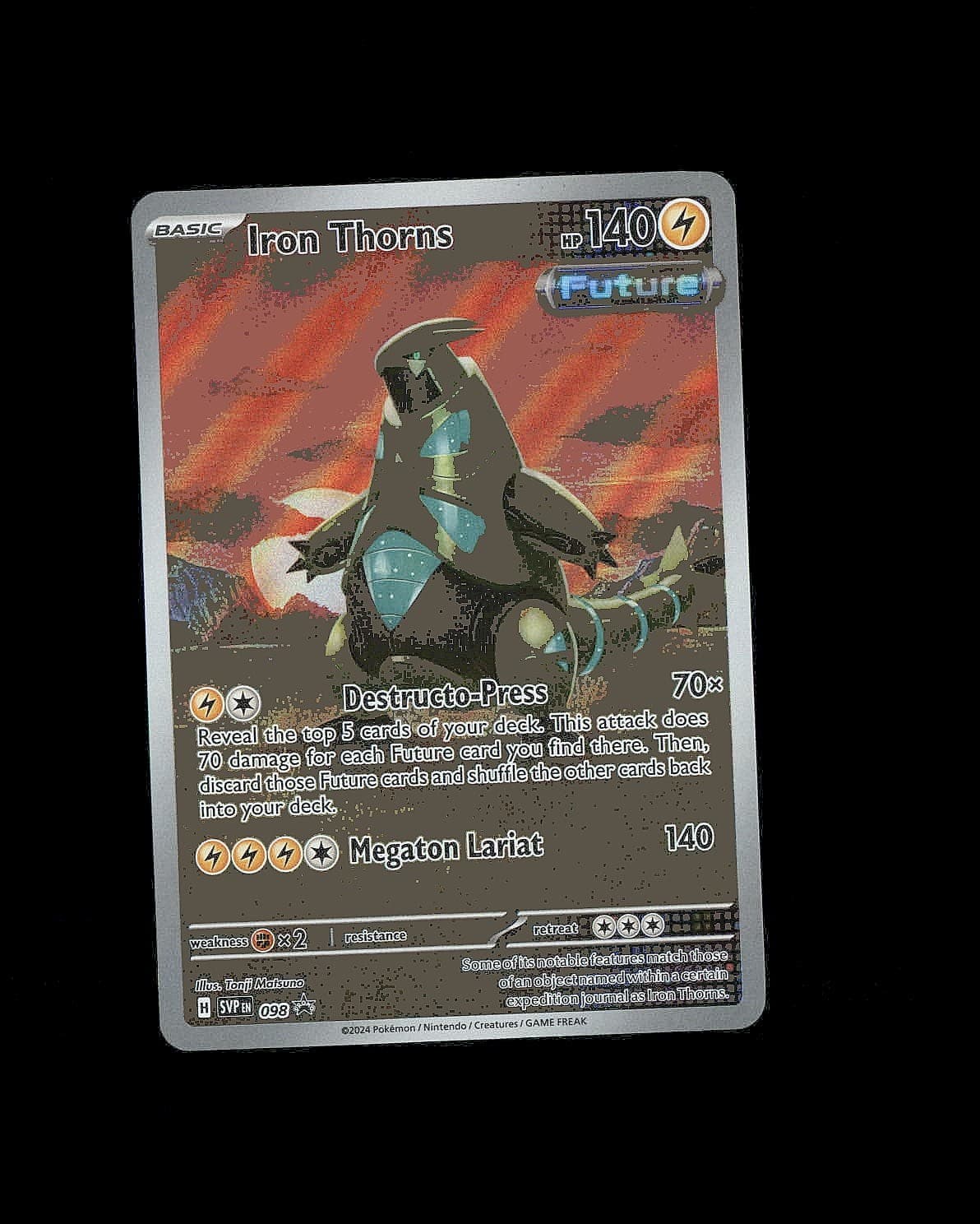Scarlet & Violet Promo Holo Iron Thorns 098 NM Promo