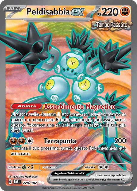 Pokemon TCG GCC Peldisabbia ex FA 228/182 Ita EXC/NM Paradosso Temporale PA
