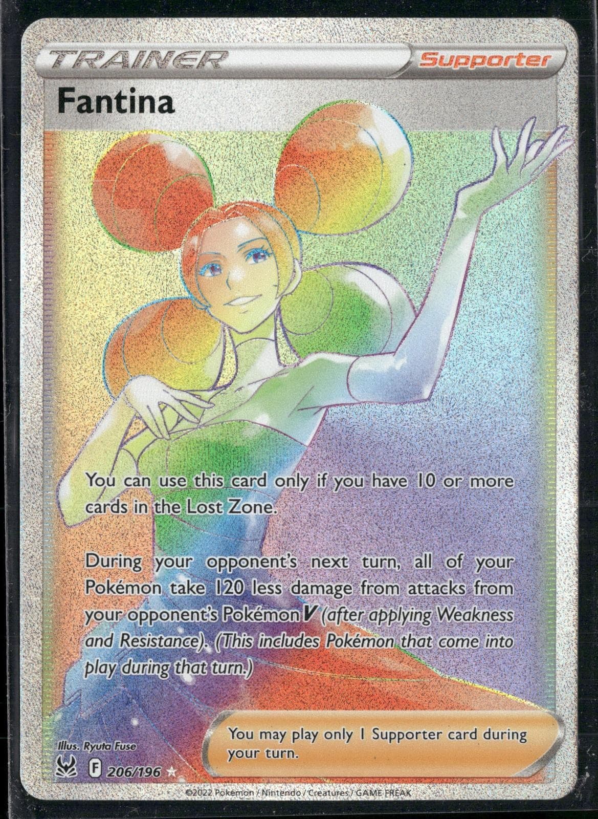 SWSH11: Lost Origin #206/196 Fantina (Secret)