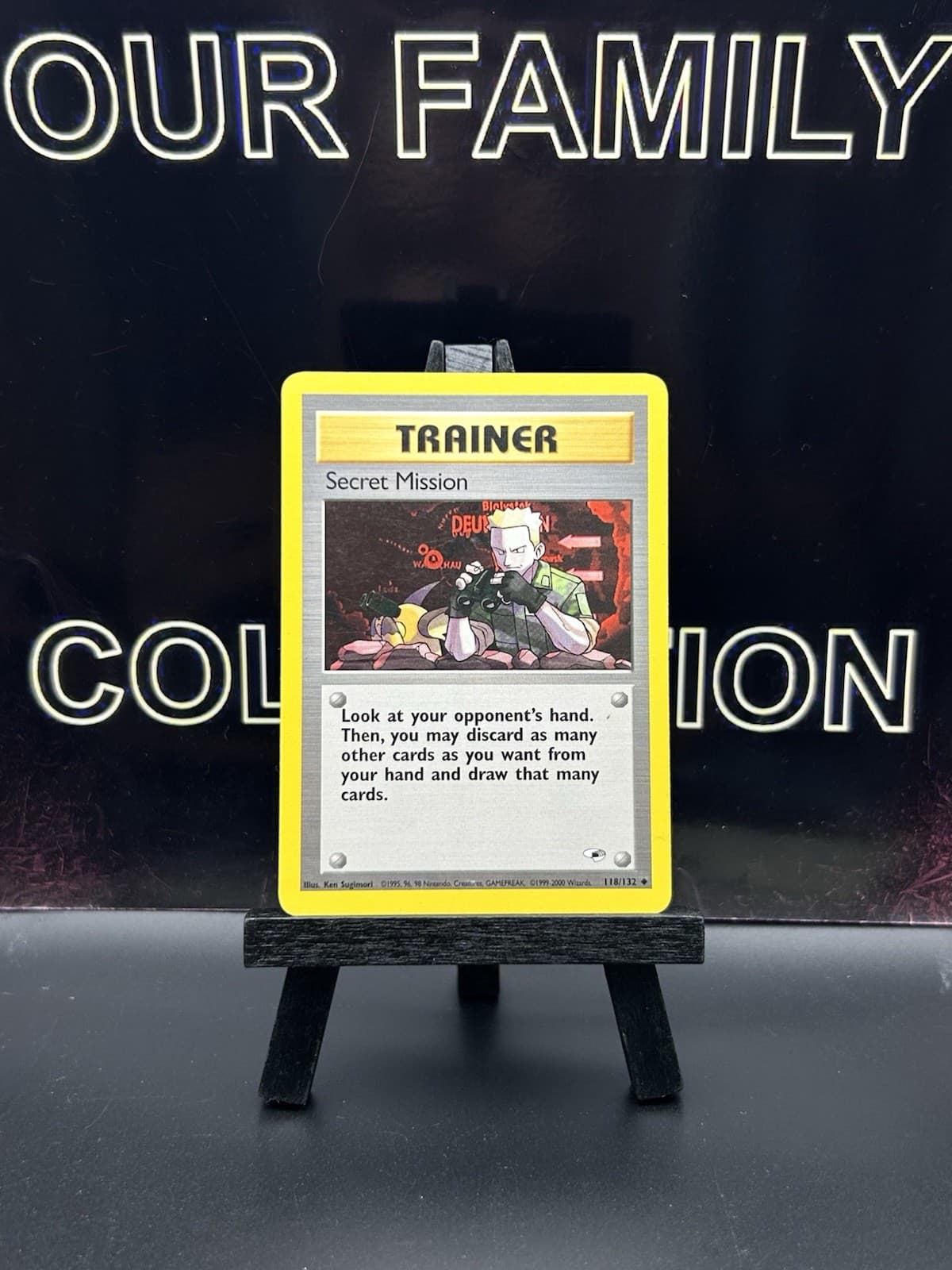 SECRET MISSION - Gym Heroes Set - 118/132 - Uncommon - Pokemon Card -