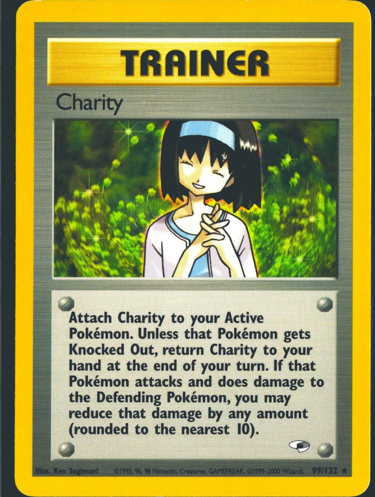 Charity 99/132 Rare Gym Heroes Pokemon Unlimited Lightly Played