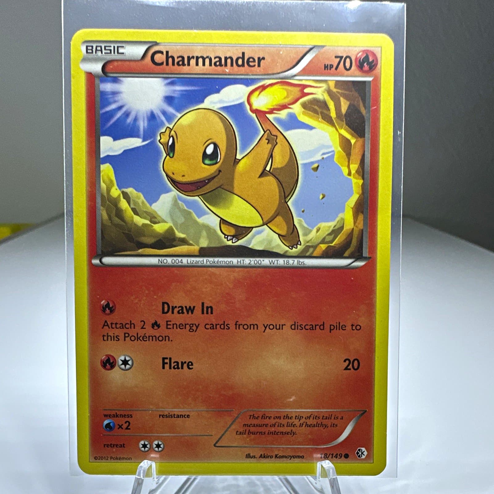 Charmander 18/149 Boundaries Crossed 2012 Regular Pokemon TCG LP