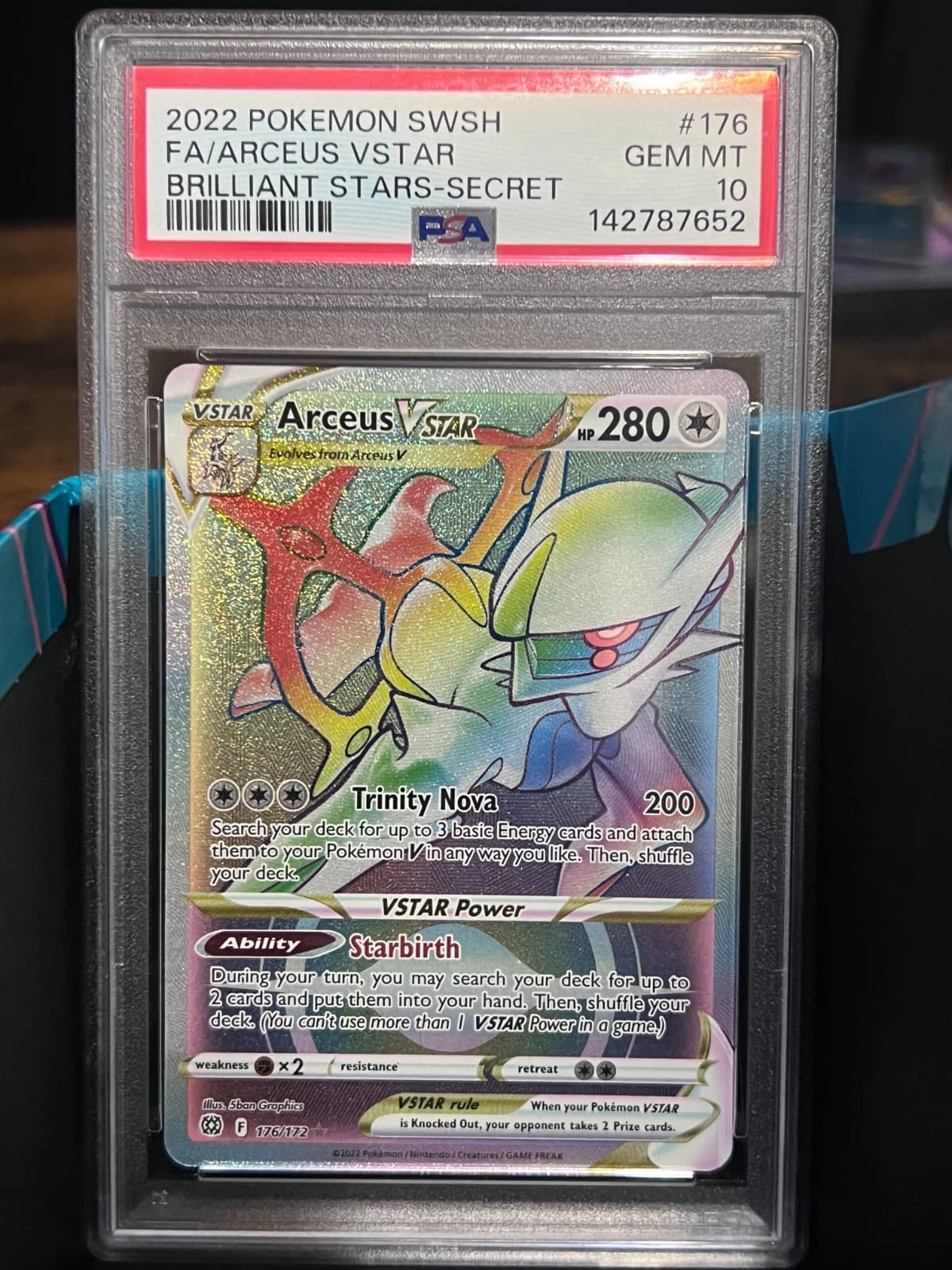PSA 10 - Arceus VSTAR [176/172] [Brilliant Stars] - Pokemon