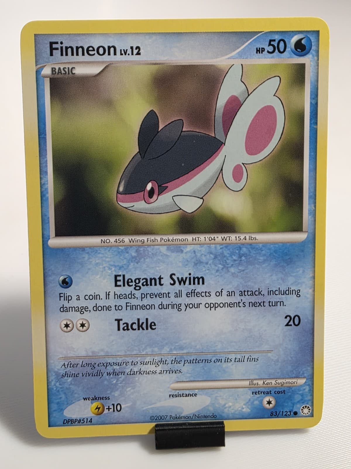 Pokemon- Finneon 83/123 Mysterious Treasures Common