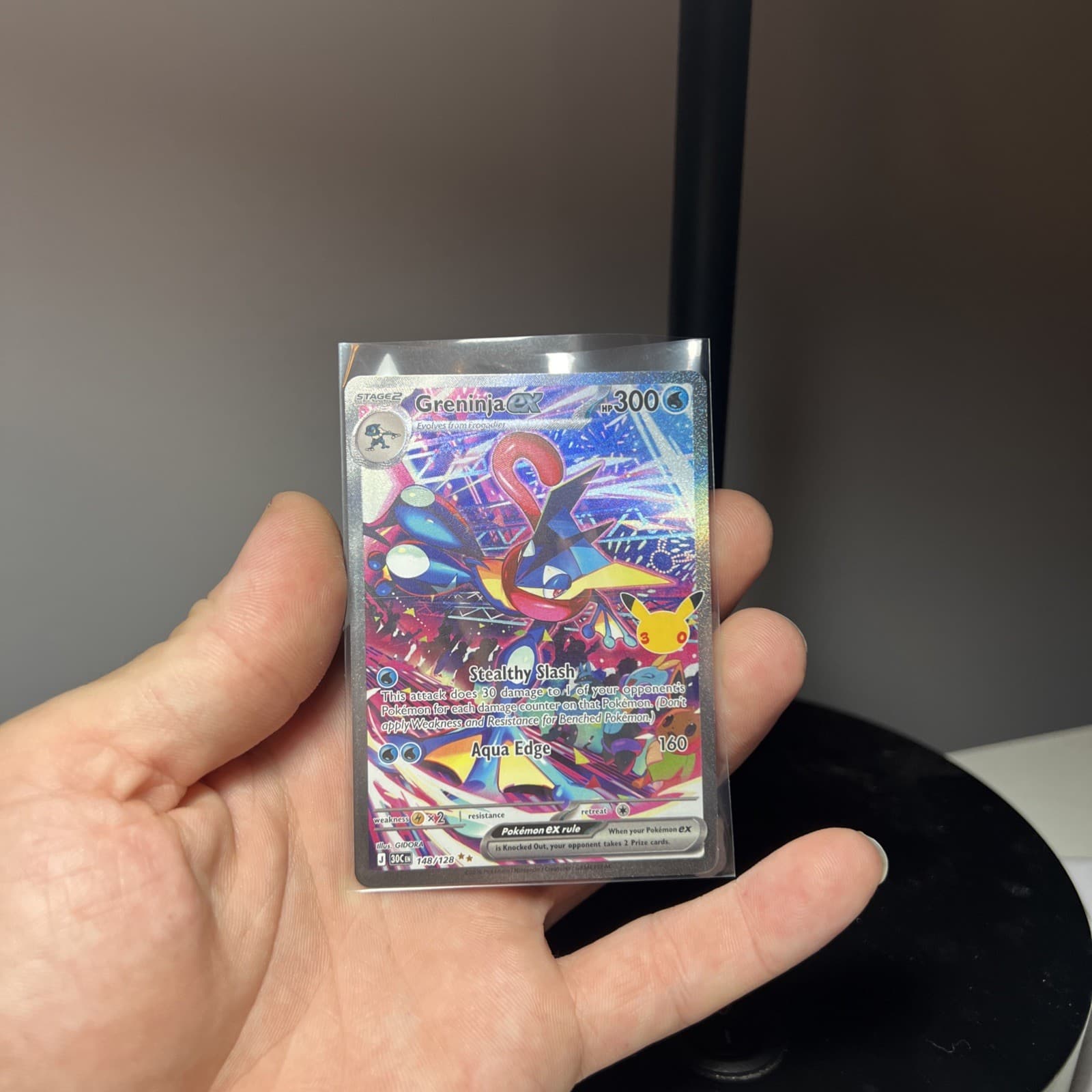 Greninja ex 148/128 ME: 30th Celebration Pokemon Holo NM