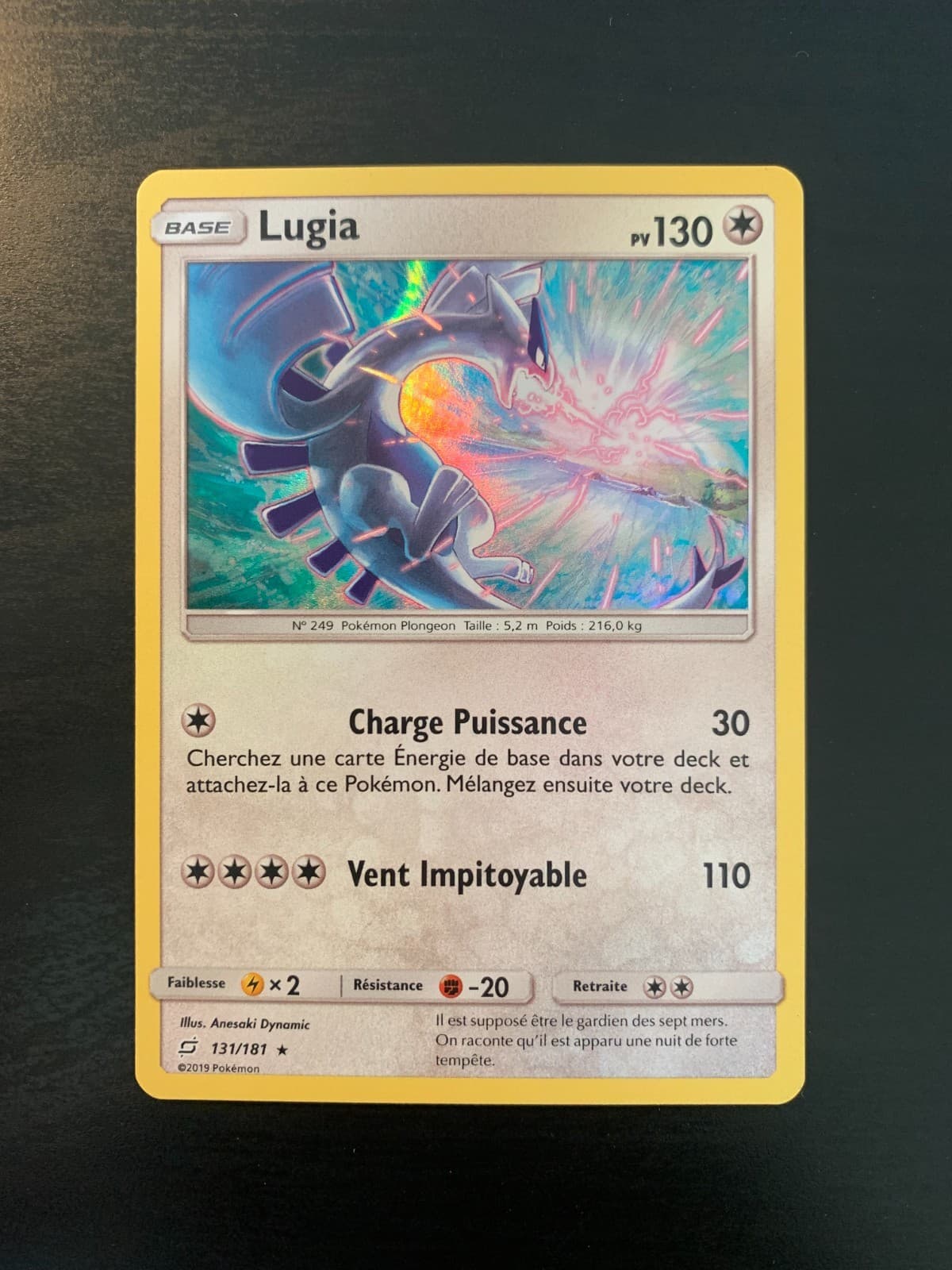 Carte Pokémon : Lugia 131/181 Holo Duo de Choc Française