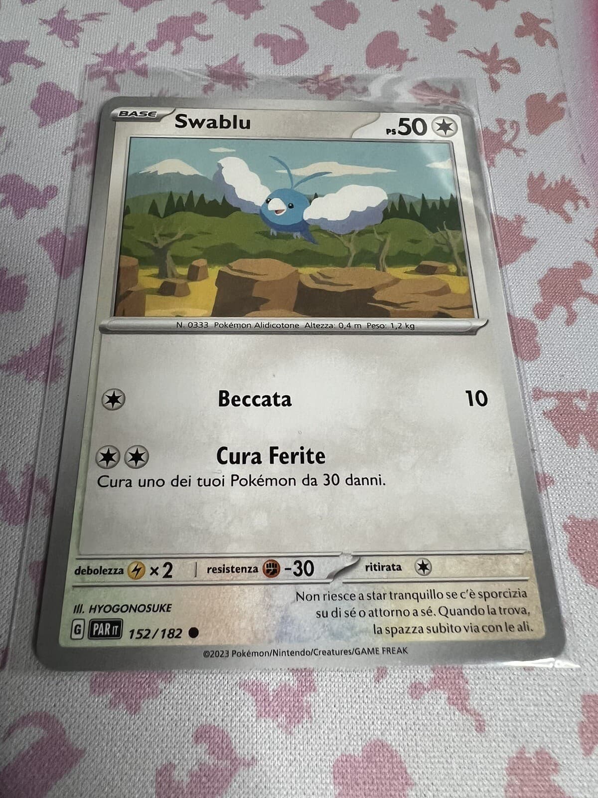Carta Pokèmon: Swablu [Comune] 152/182 (Serie S&V: Paradosso Temporale)