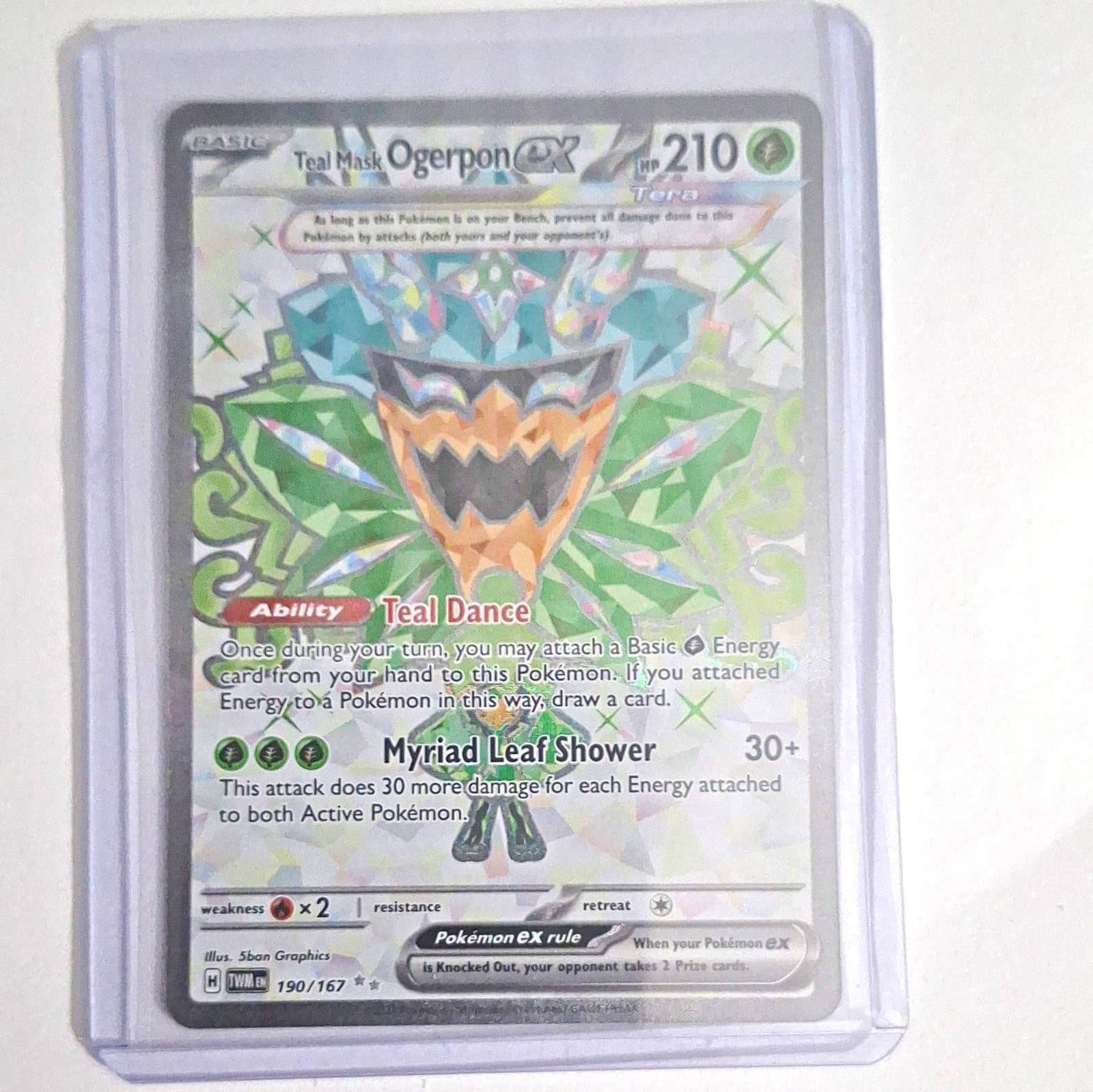 Teal Mask Ogerpon ex 190/167 Twilight Masquerade