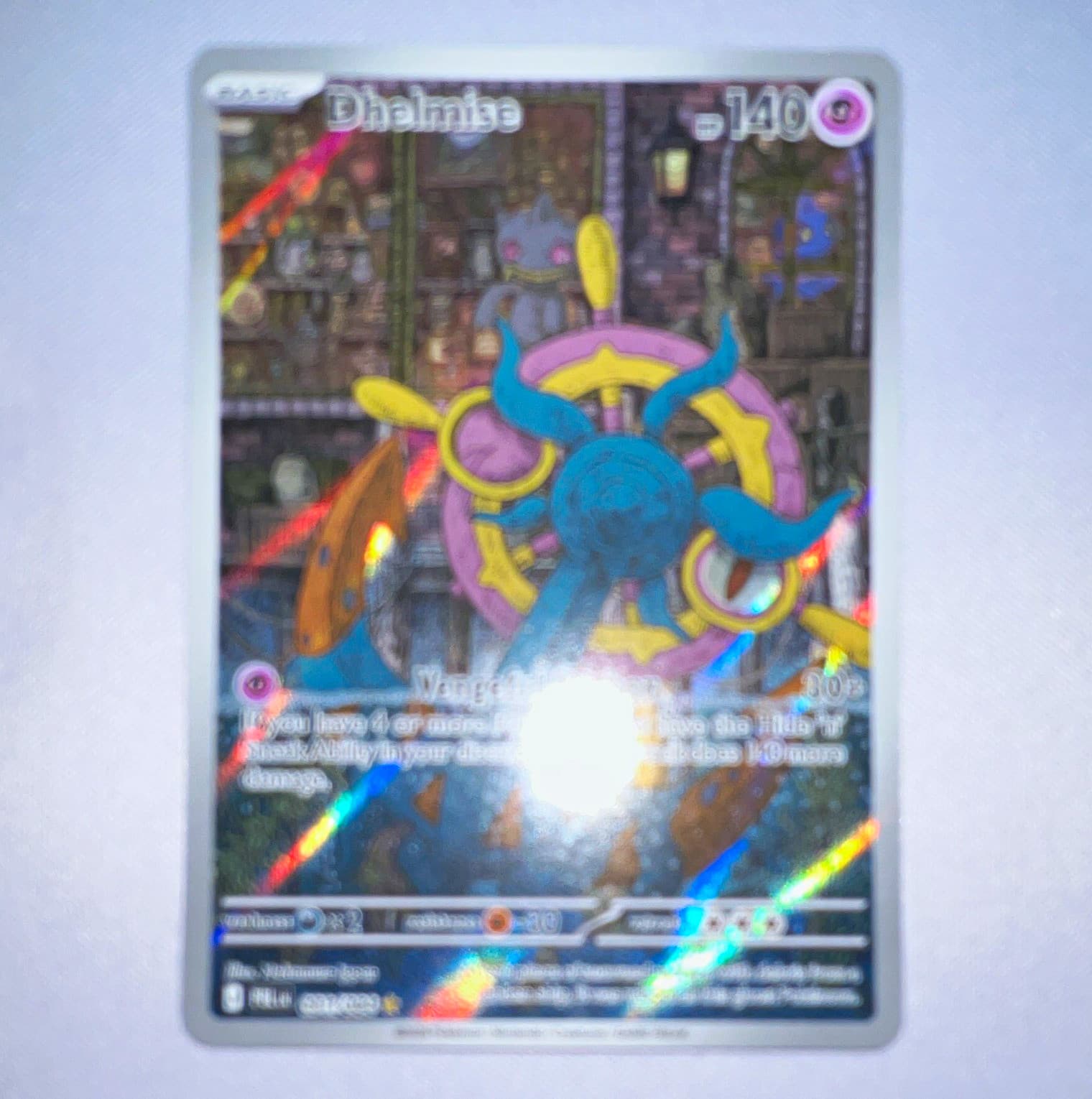The Pokémon Company Pokémon TCG Dhelmise 91/84 Pitch Black FA Holo EN 140HP