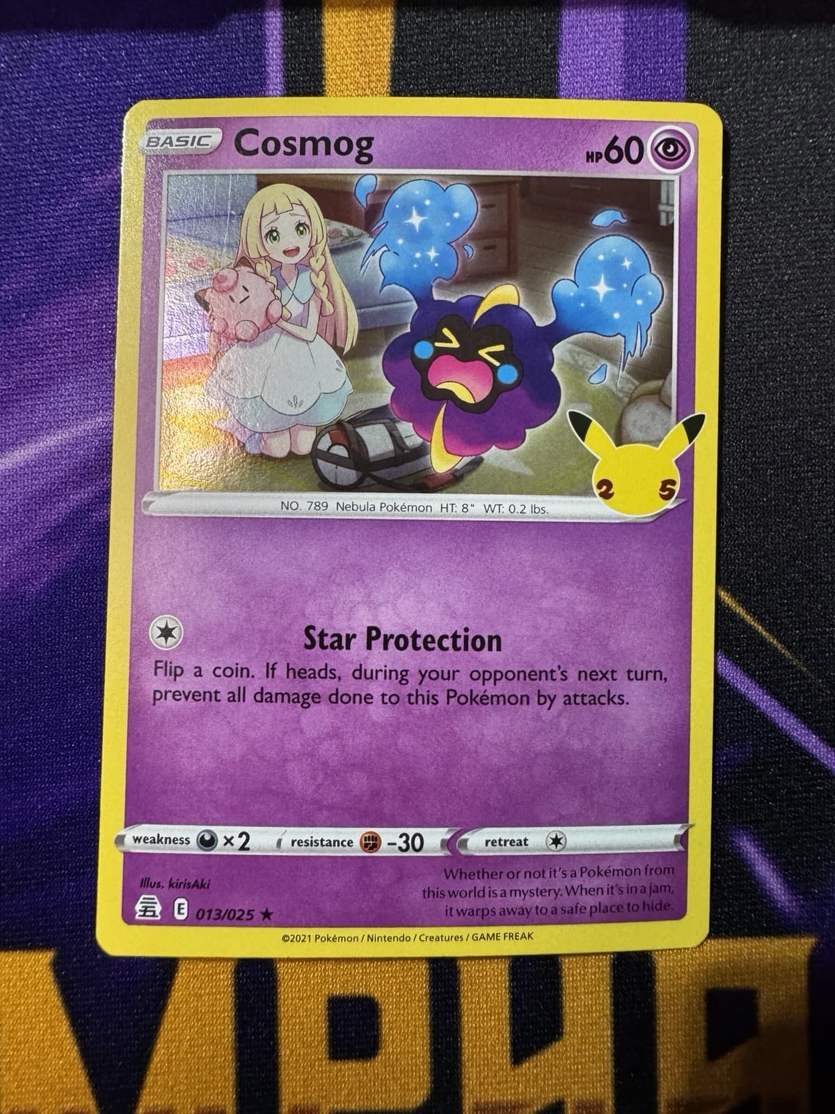 Pokemon TCG 25th Anniversary Celebrations - 13/25 Cosmog Holo