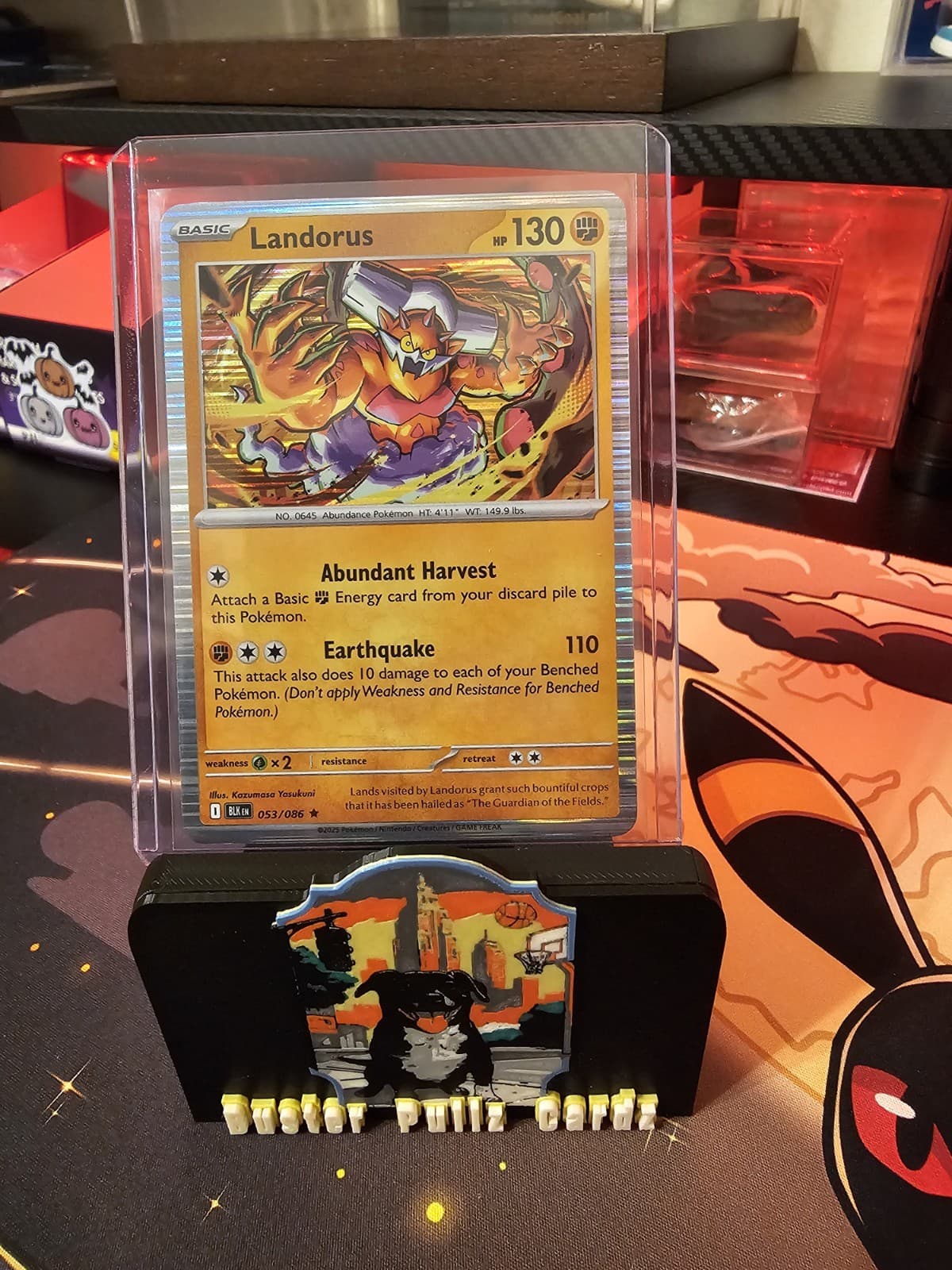 Landorus 53/086 | Near Mint HOLOFOIL | SV: Black Bolt Pokemon TCG
