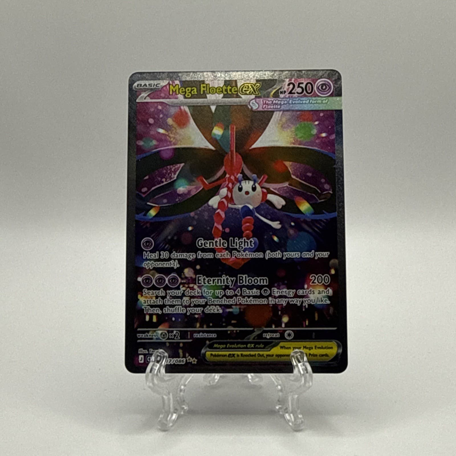 Pokemon TCG Chaos Rising 117/086 Mega Floette Ex SIR