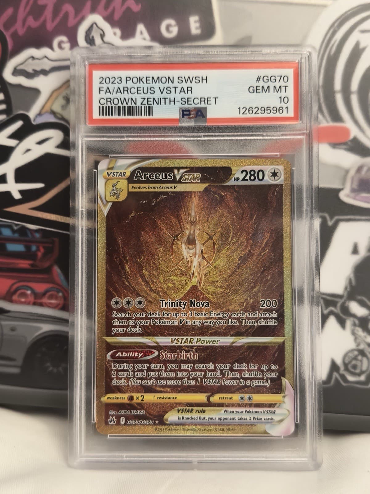 Arceus VSTAR #GG70 PSA 10