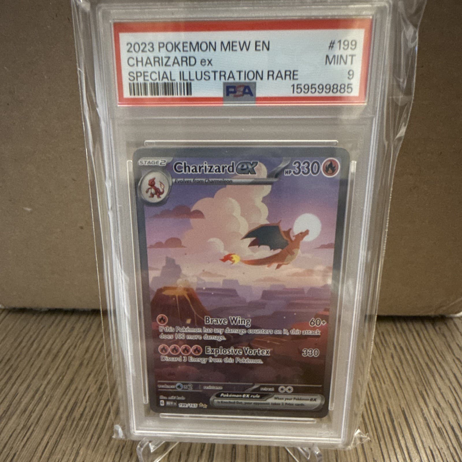 The Pokémon Company Charizard ex 199/165 SV 151 EN Holo SIR PSA 9 2023