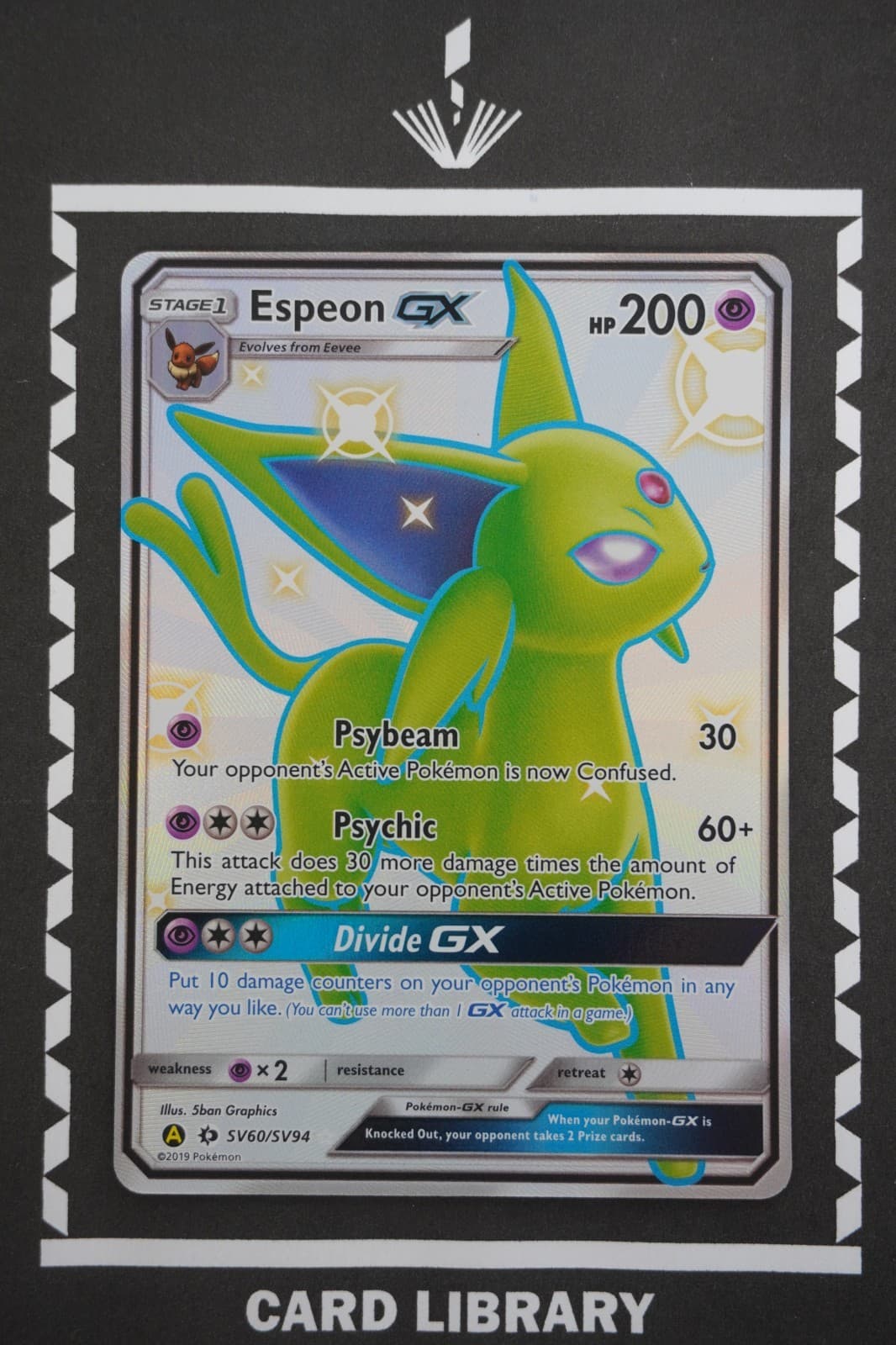 Espeon GX - Hidden Fates: Shiny Vault Holo - SV60/SV94