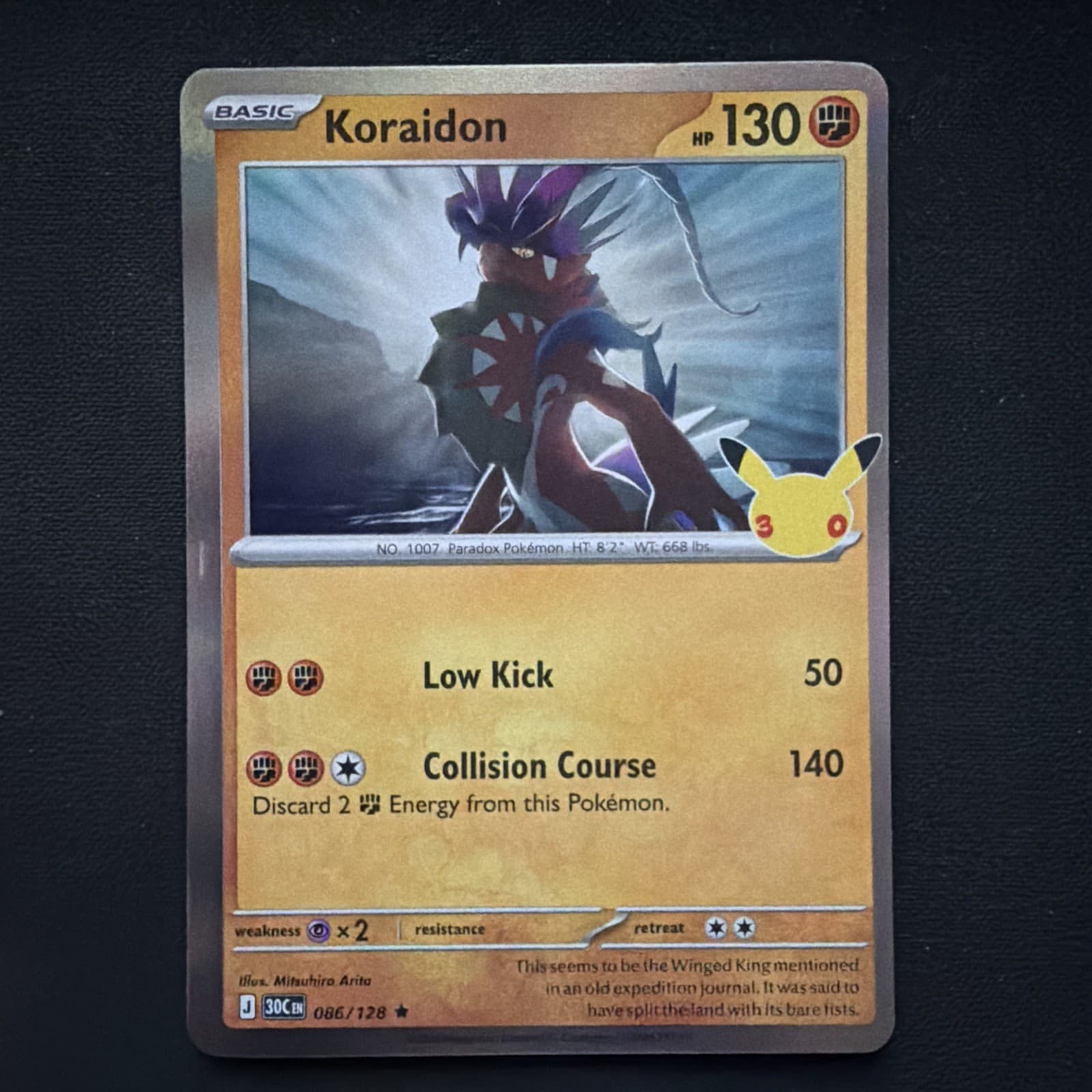 Koraidon - 2026 Pokemon 30th Celebration 86/128