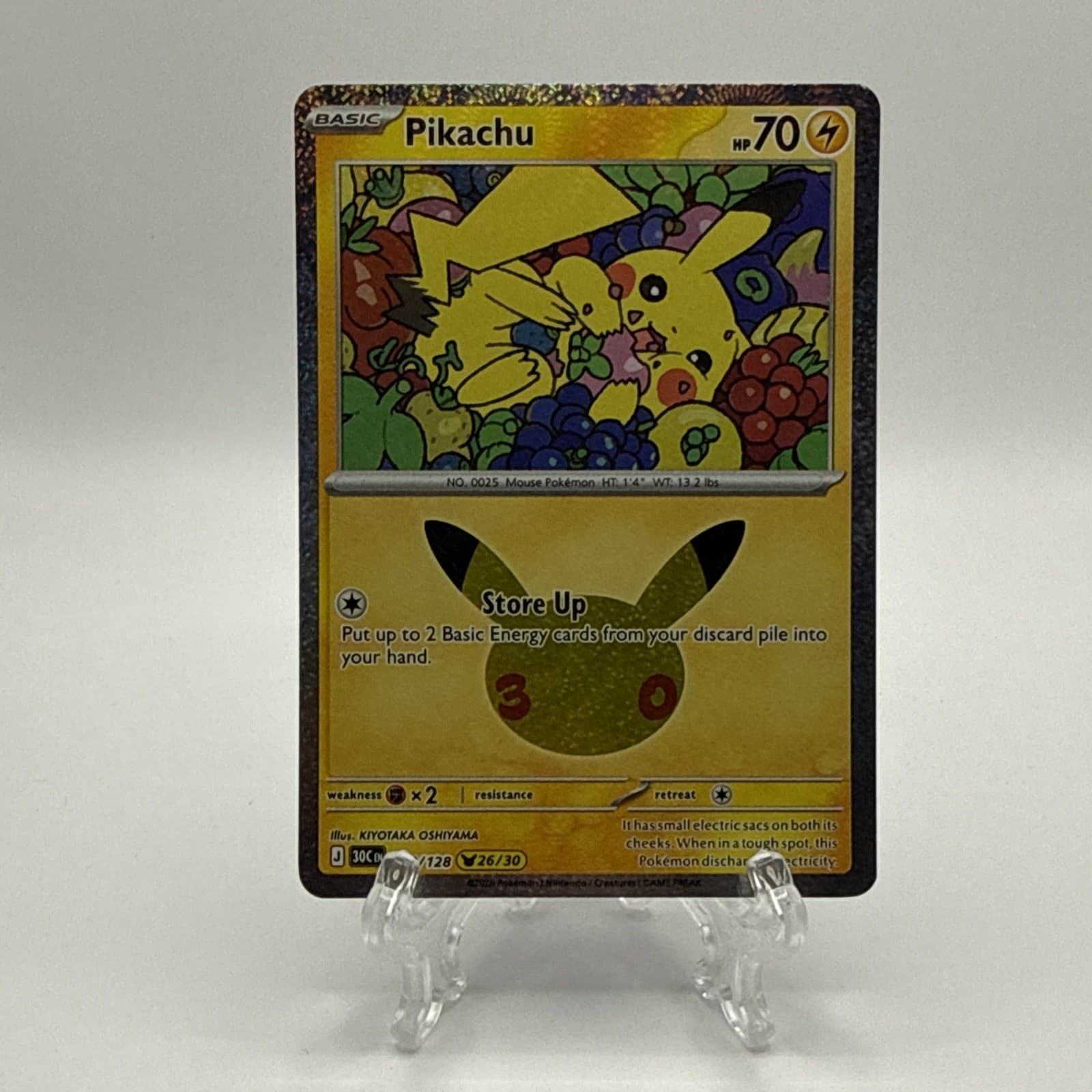Pikachu 48/128 (26/30) 30th Celebration Collection