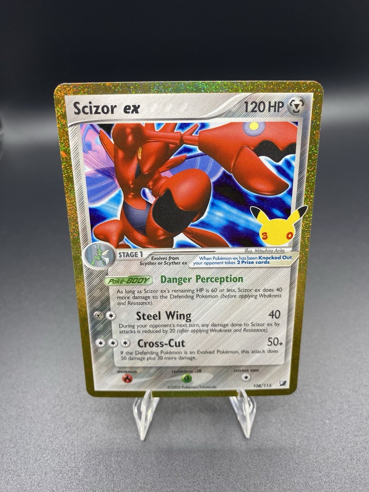 Pokemon 30th Celebration - Scizor EX 108/115 Classic Collection