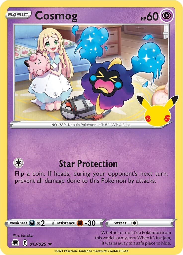 Pokemon TCG 25th Anniversary Celebrations - 13/25 Cosmog