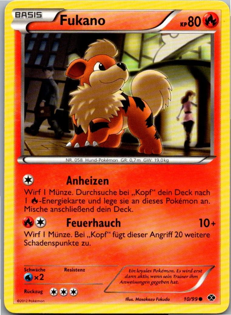 Pokemon Fukano 10/99 Kommende Schicksale Deutsch