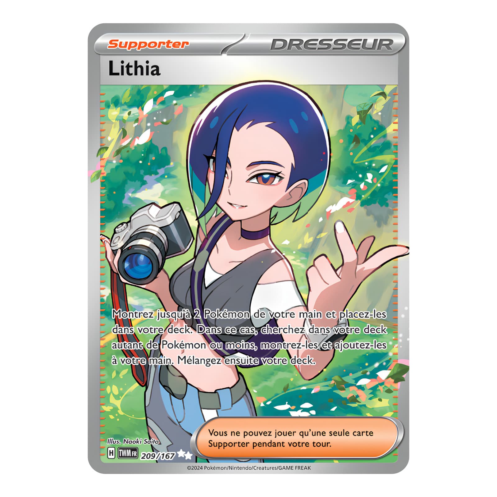 Lithia 209/167 🇫🇷 Carte Pokémon EV06 Mascarade Crépusculaire EV6 FA Full Art