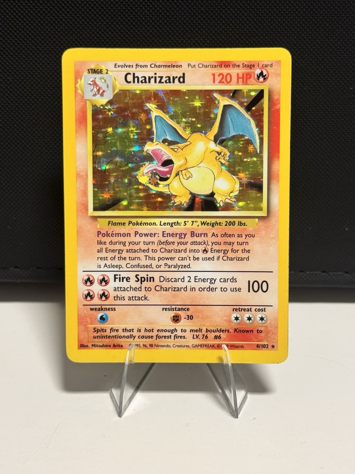 Charizard 4/102 Base Set Holo