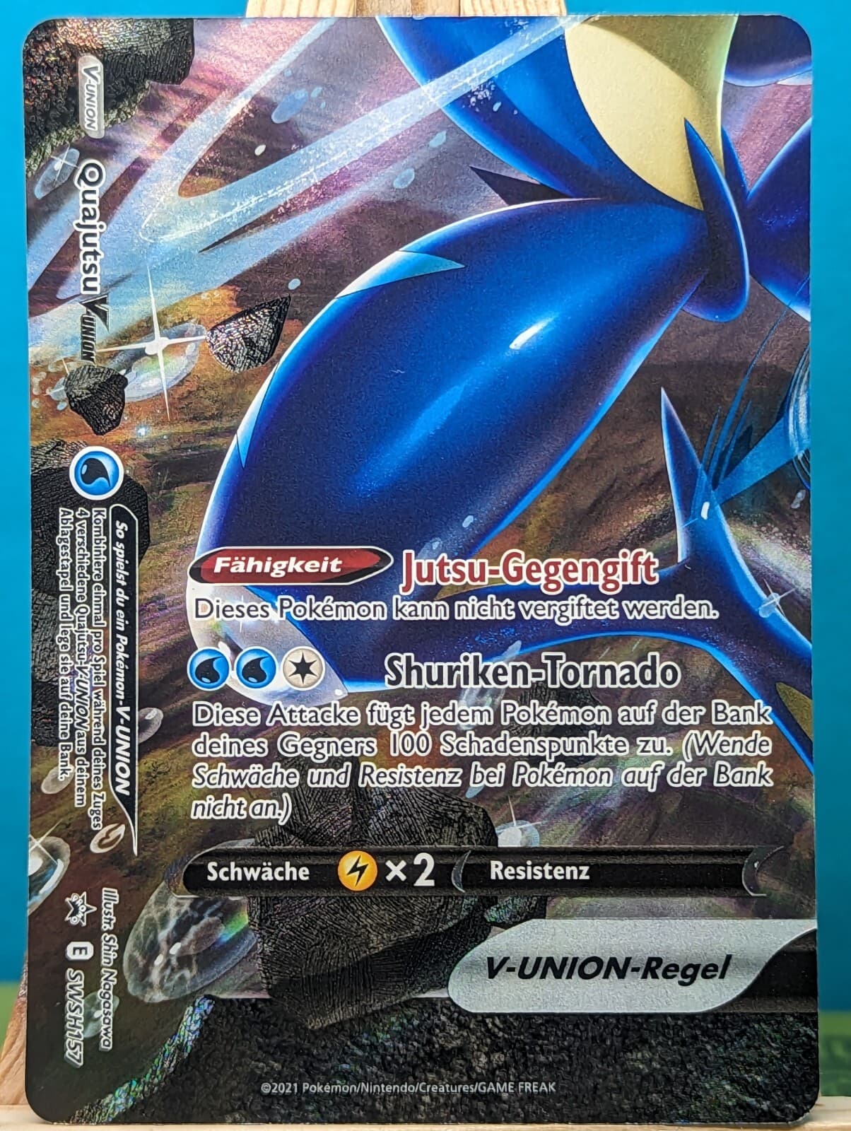POKEMON - Black Star Promo - Quajutsu V-UNION (Teil 3) - SWSH157 - deutsch