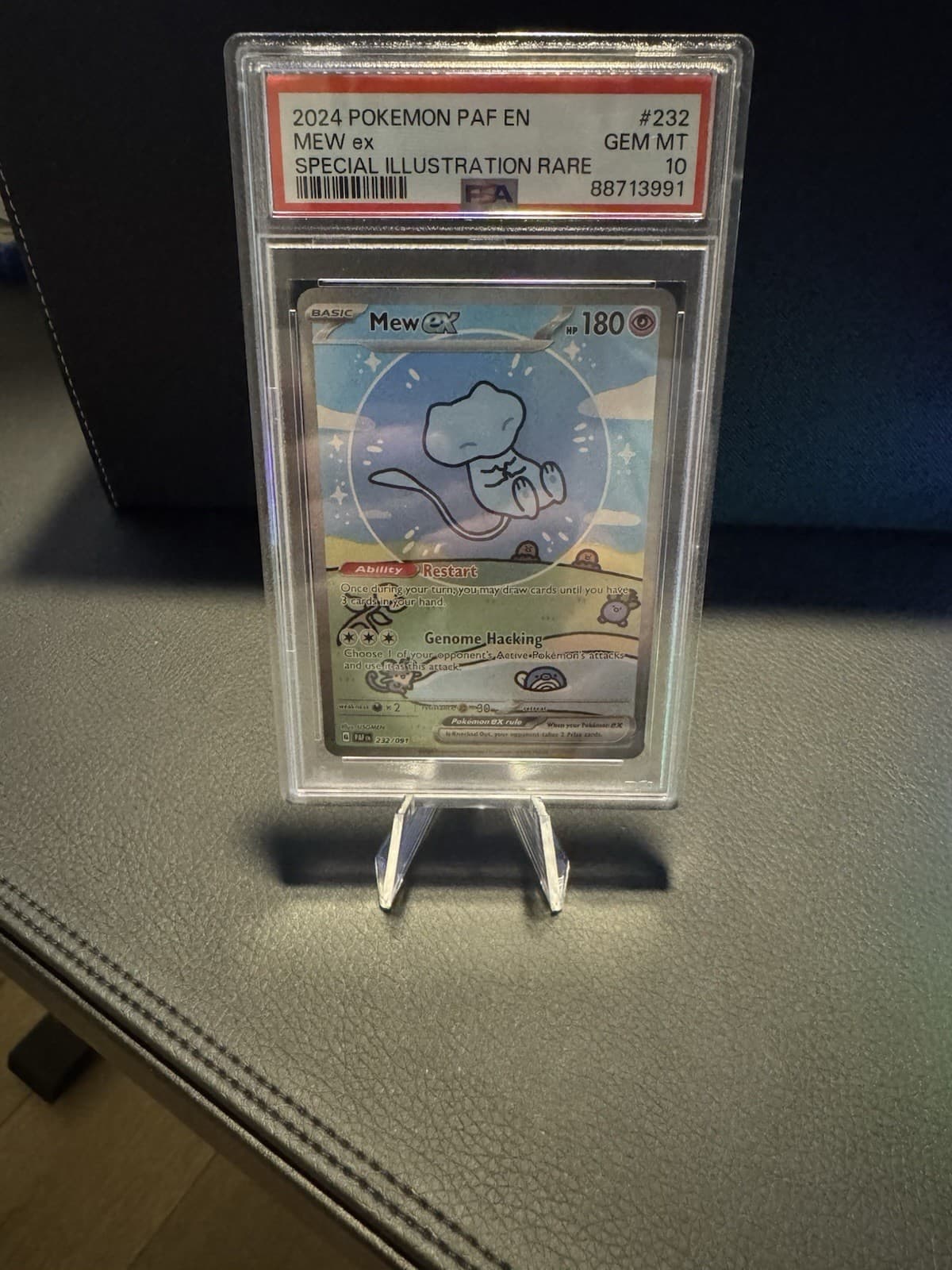 Pokémon Mew ex Holo SIR 232/091 Paldean Fates English 2024 PSA 10 88713991